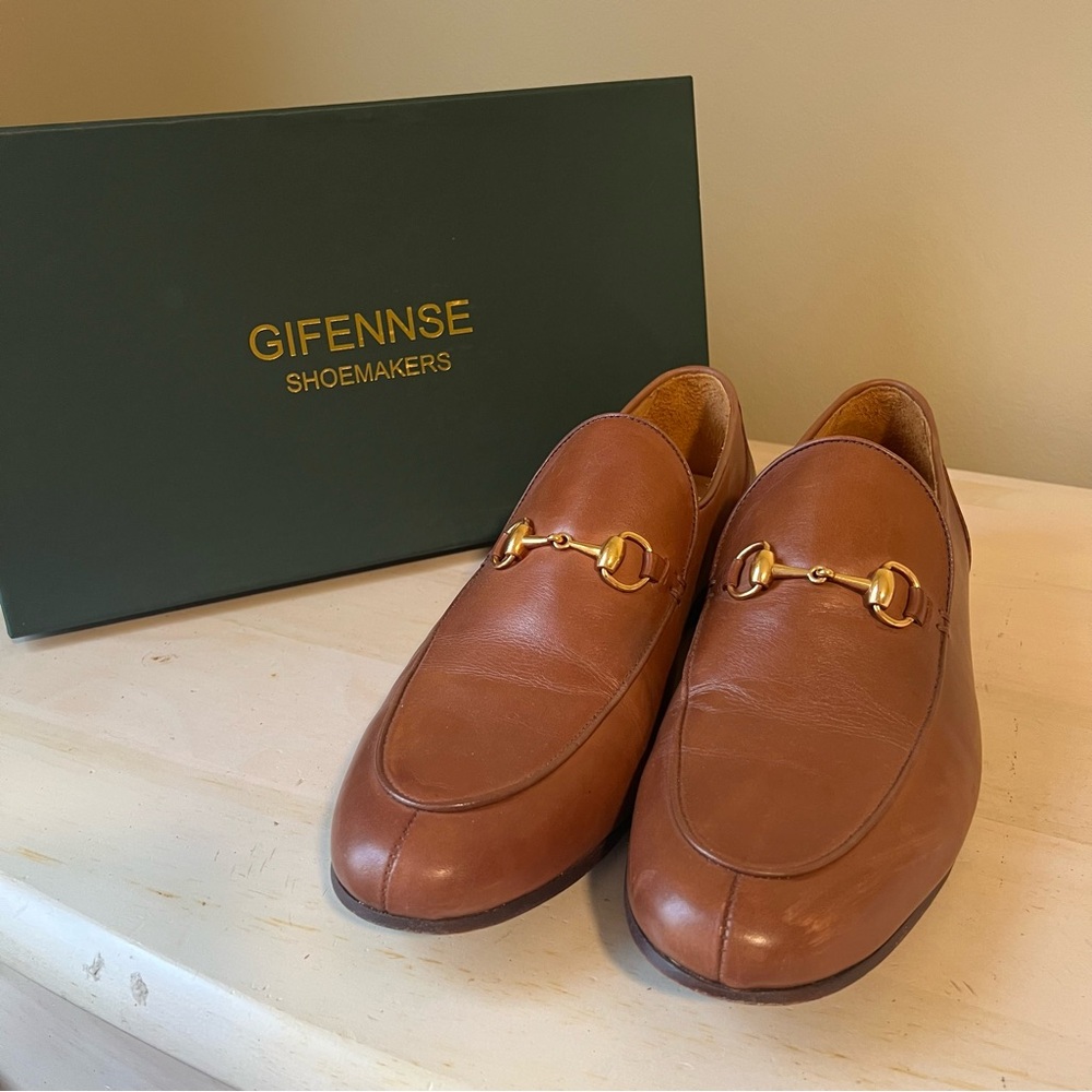 Mens Brown Loafer with buckle
